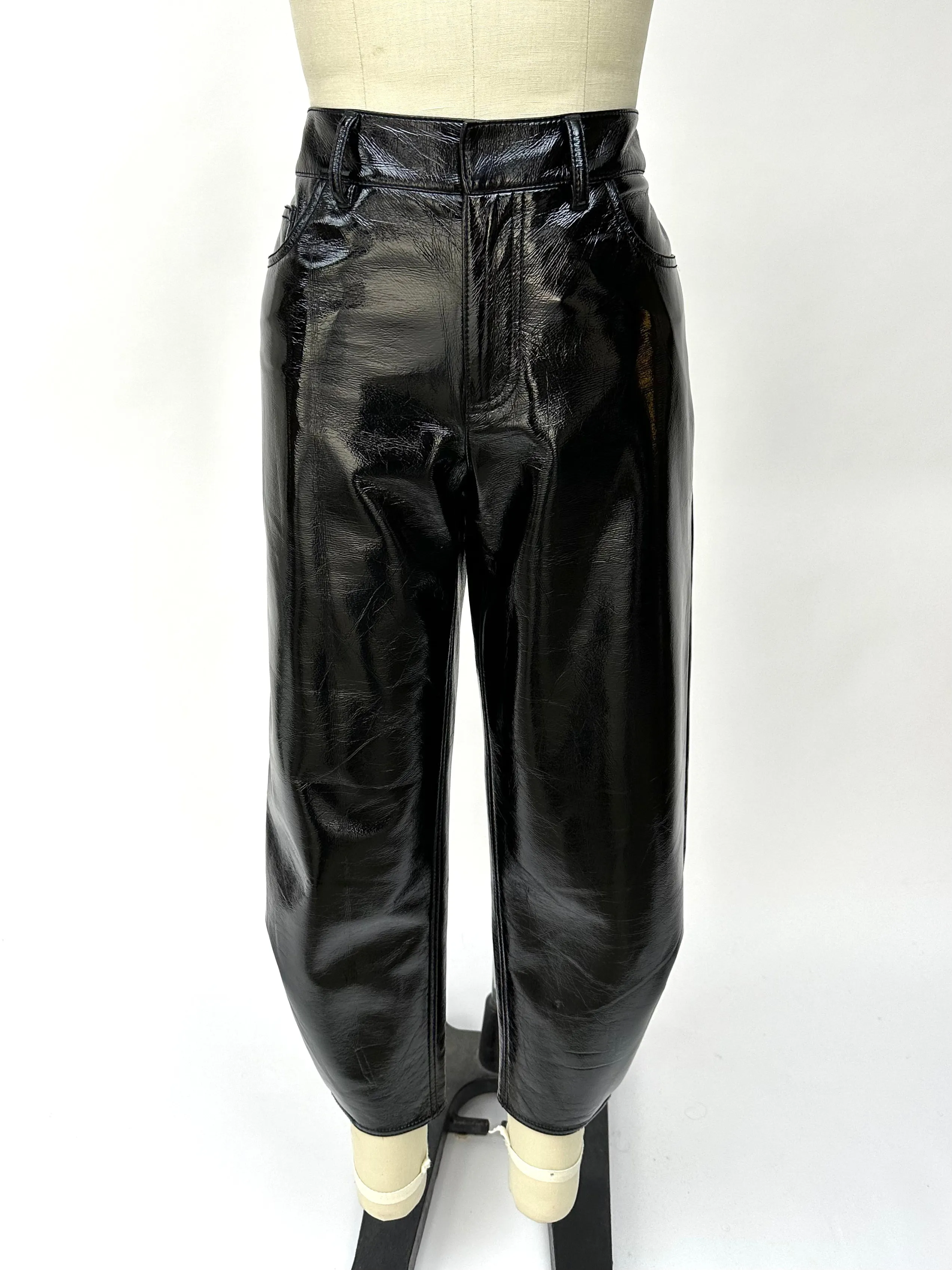Tibi Vinyl Sculpted Pants