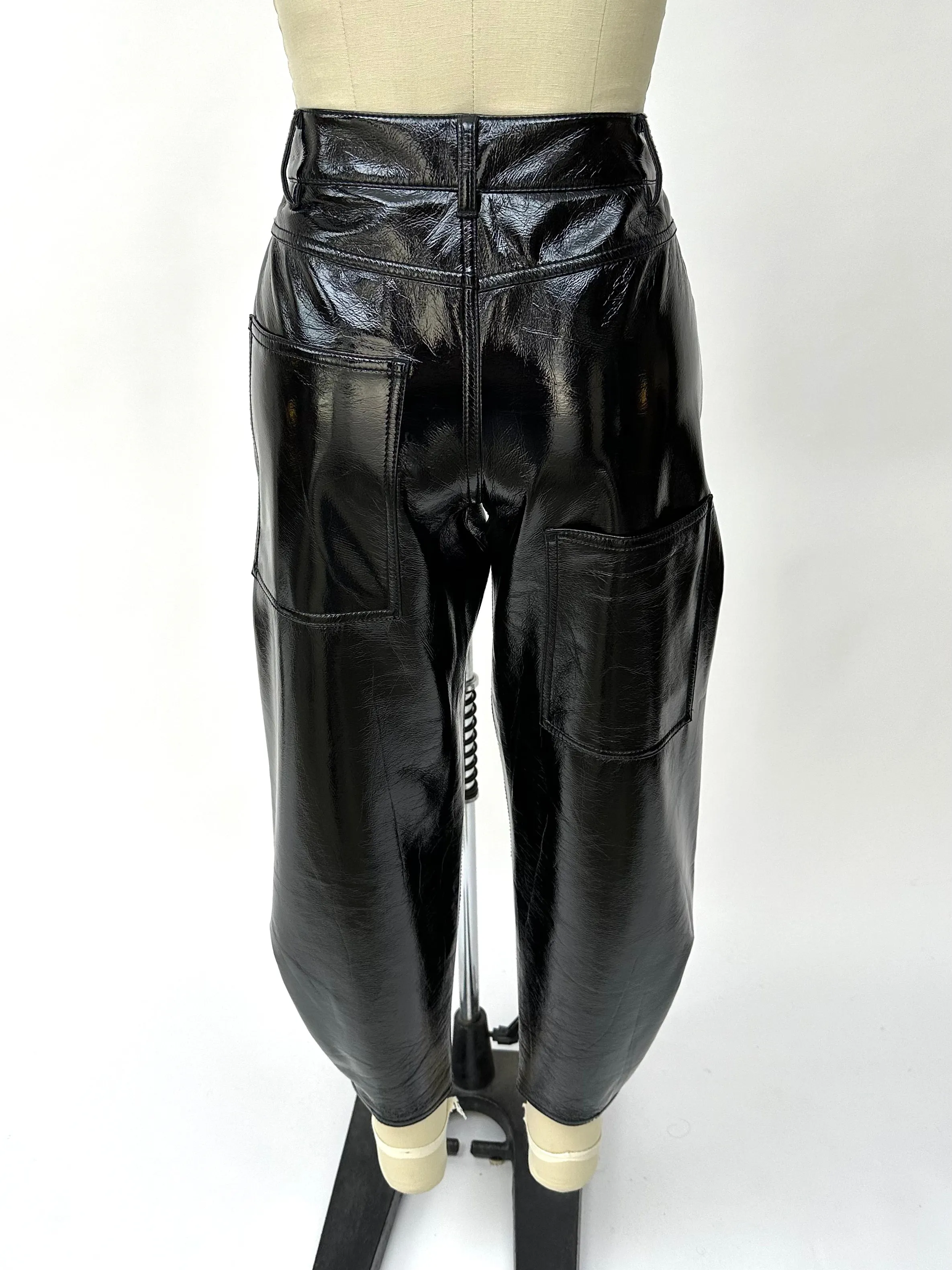 Tibi Vinyl Sculpted Pants