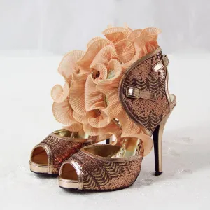 Tidings Ruffle Party Shoes