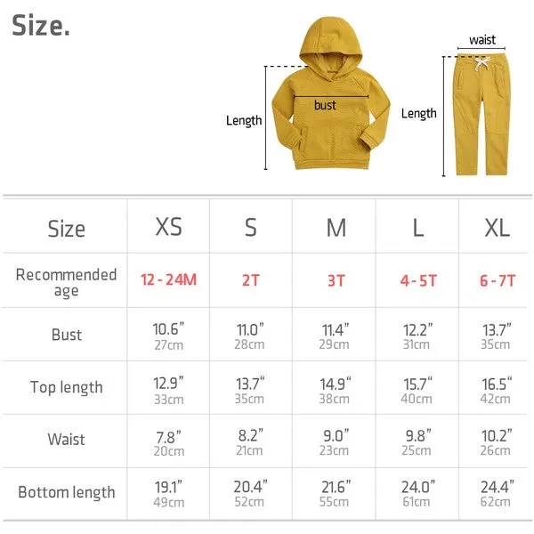 Toddle 2 piece olive cotton hoodie and pant set