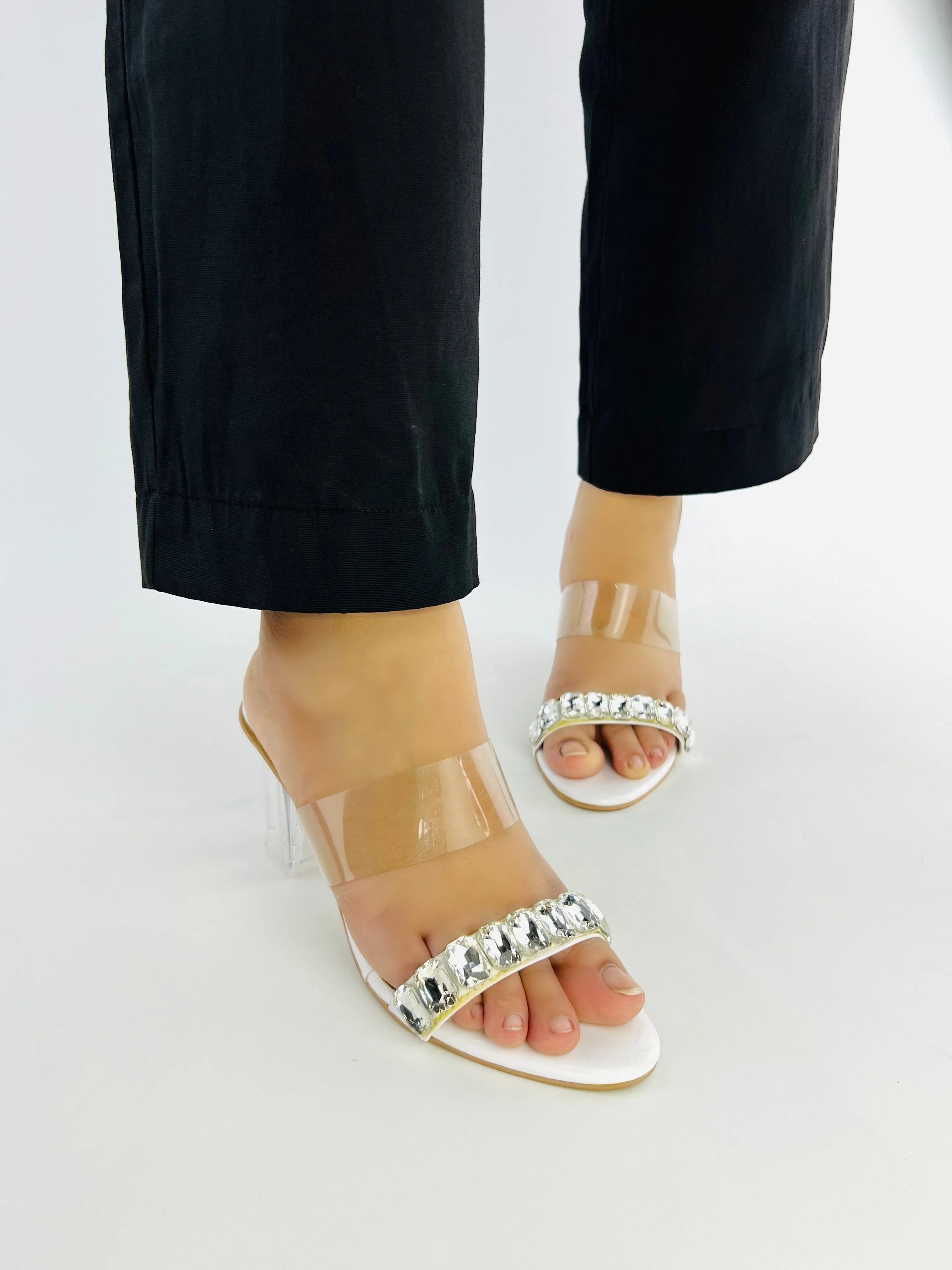 Transparent Heels-11019
