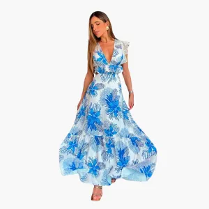 Trendy Lace Maxi Dress - Sleeveless Wedding Guest Dress for Women