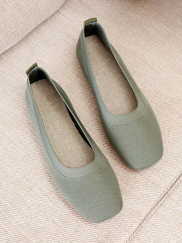 Ultimate Comfort: Breathable Solid Color Flat Shoes for Everyday Style