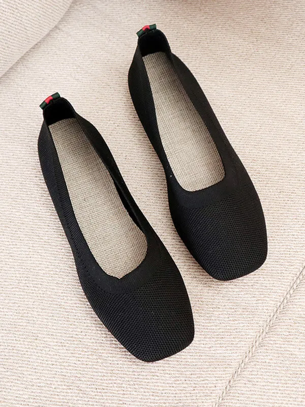 Ultimate Comfort: Breathable Solid Color Flat Shoes for Everyday Style