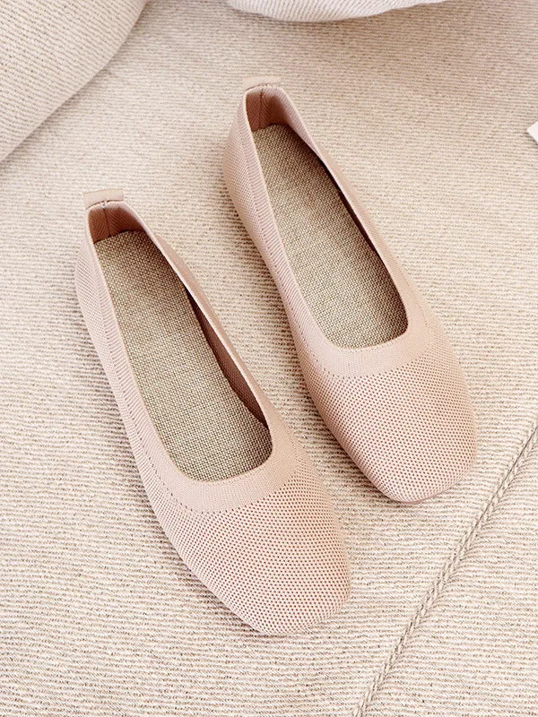 Ultimate Comfort: Breathable Solid Color Flat Shoes for Everyday Style