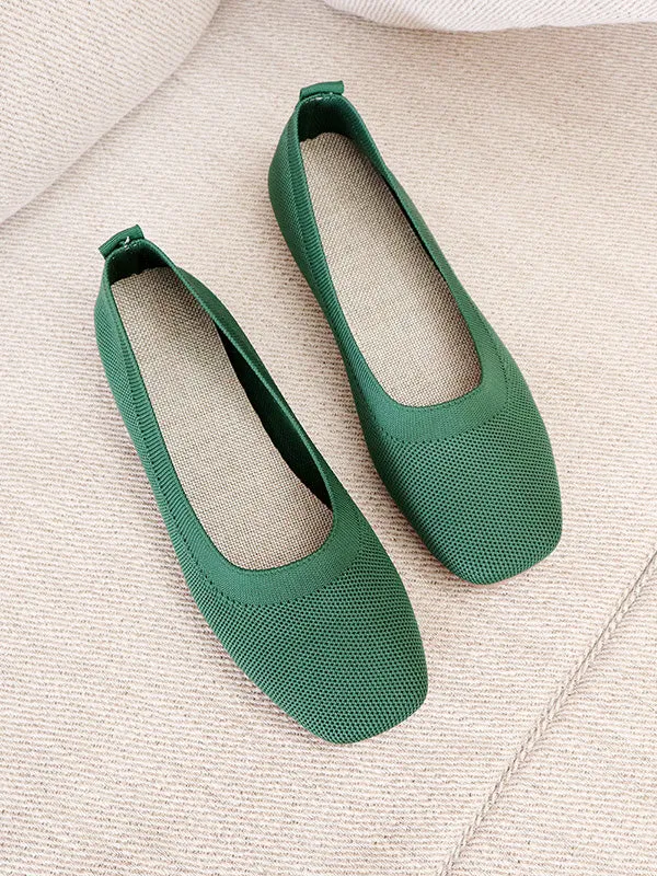 Ultimate Comfort: Breathable Solid Color Flat Shoes for Everyday Style