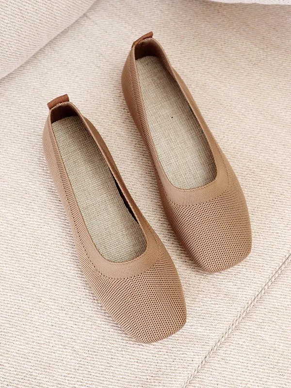 Ultimate Comfort: Breathable Solid Color Flat Shoes for Everyday Style
