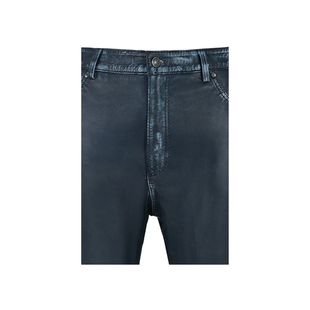 Vintage Leather Jean Style Pants