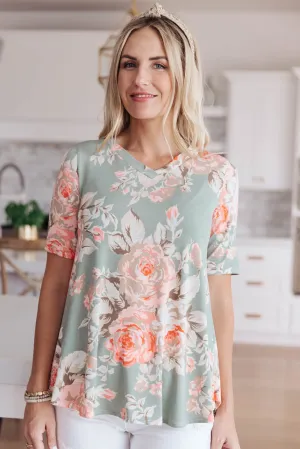 Vintage Roses Top