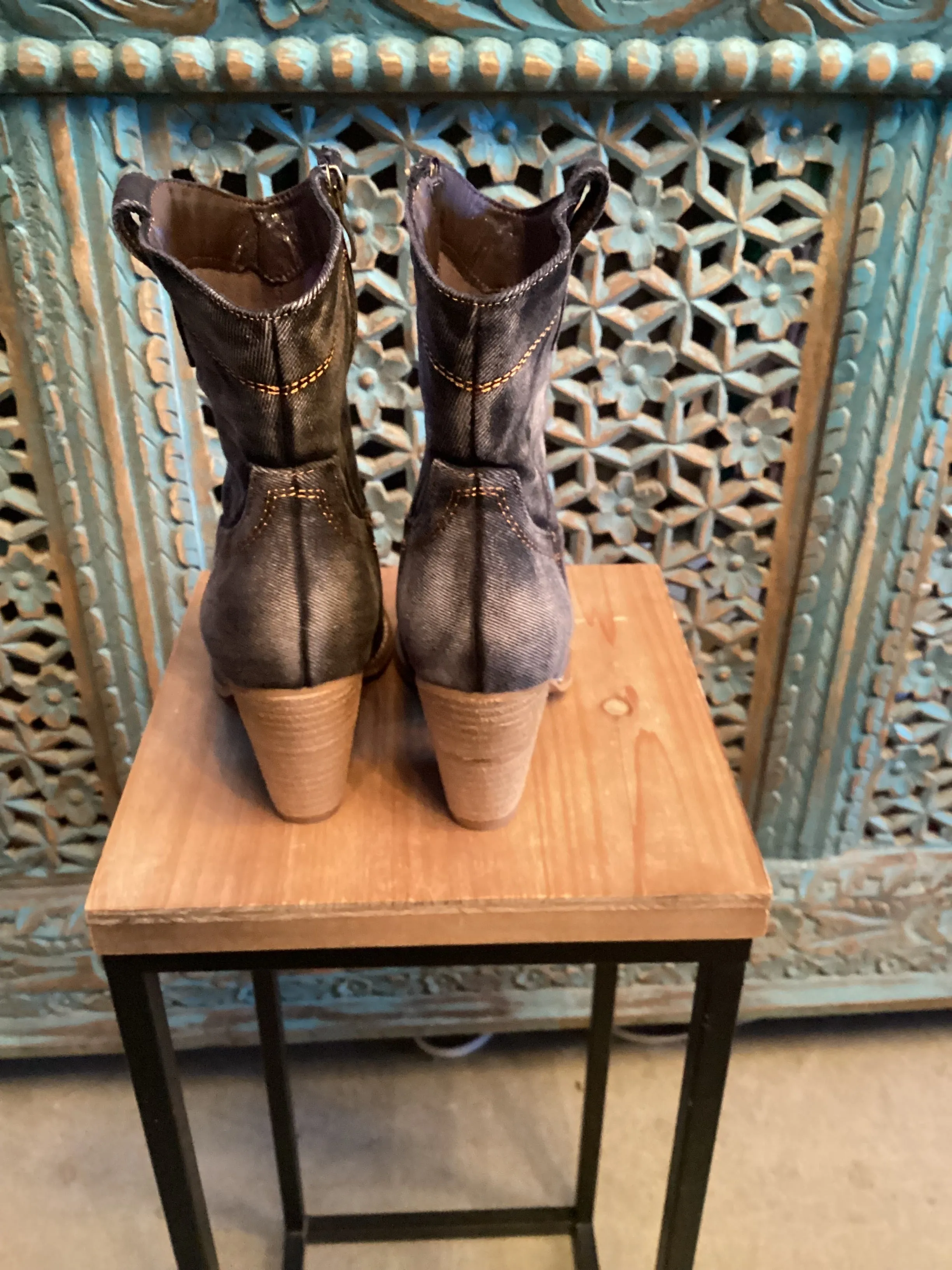 Washed Denim Boots by Corkys