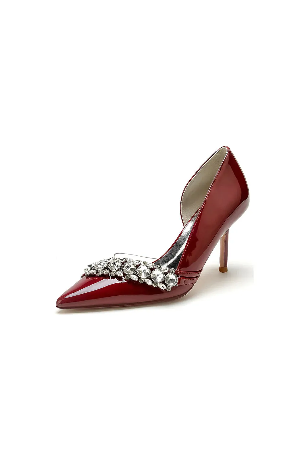 Wedding High Heels with Rhinestone