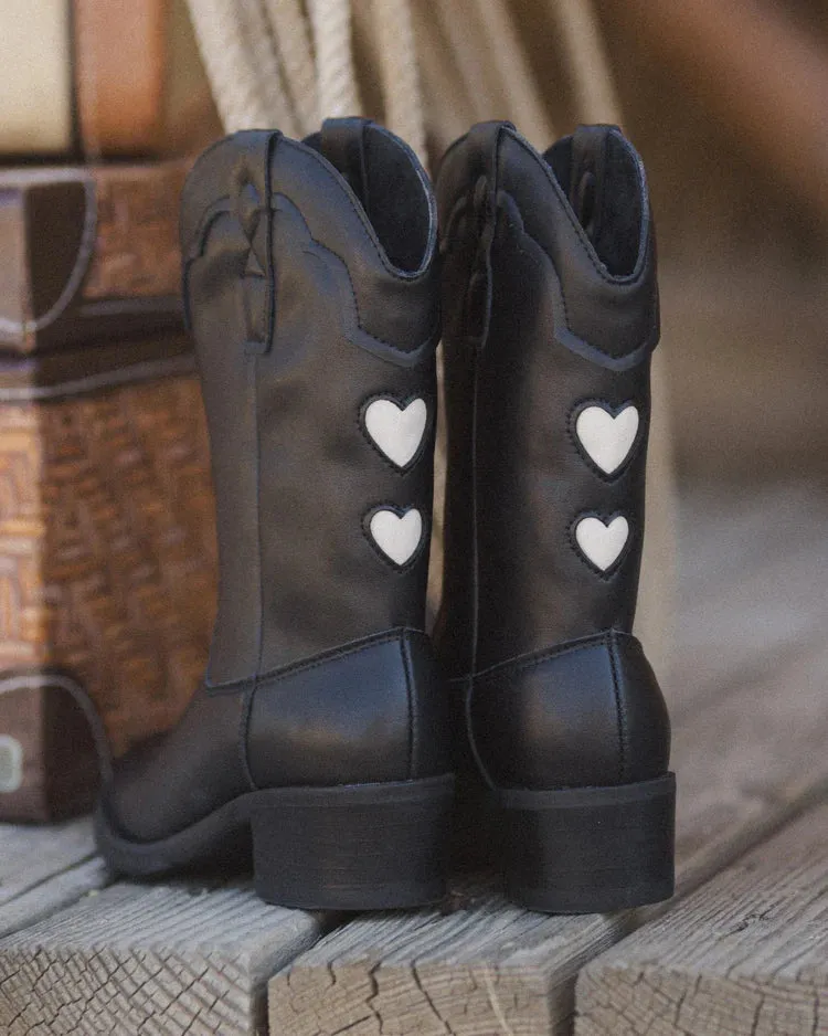 Western Boot in Black
