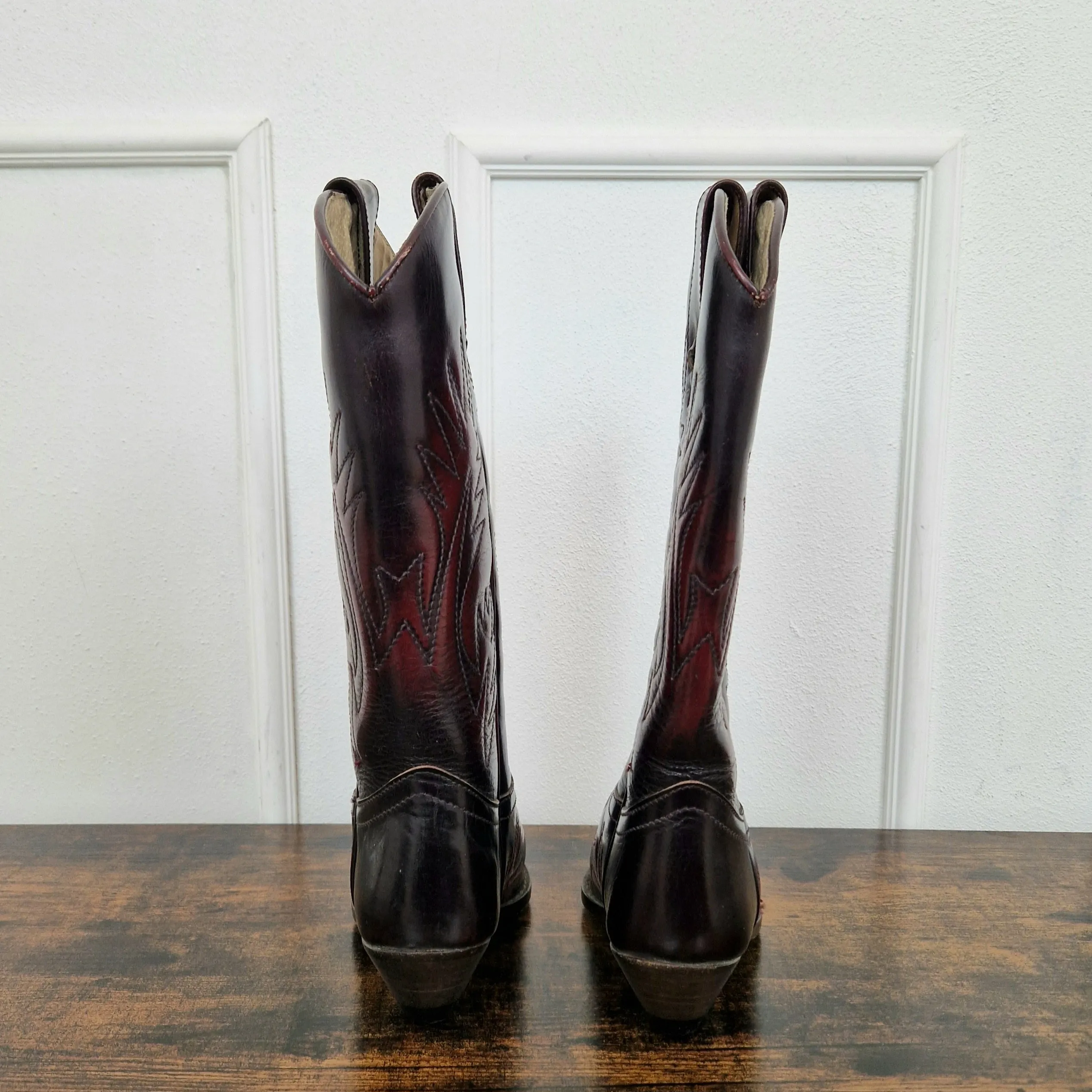 Western boots - stivali bordeaux