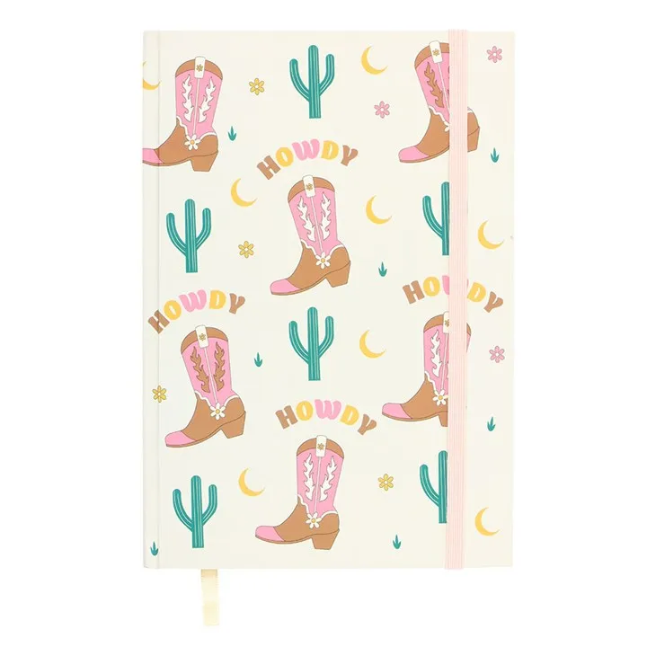 Western Cowboy Boot Notebook