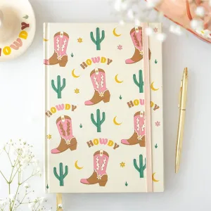 Western Cowboy Boot Notebook