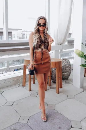 Wild Heaven Halter Top - Animal Print