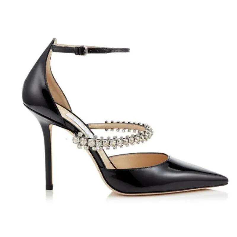 Woman Pointed Toe High Heels Slingback