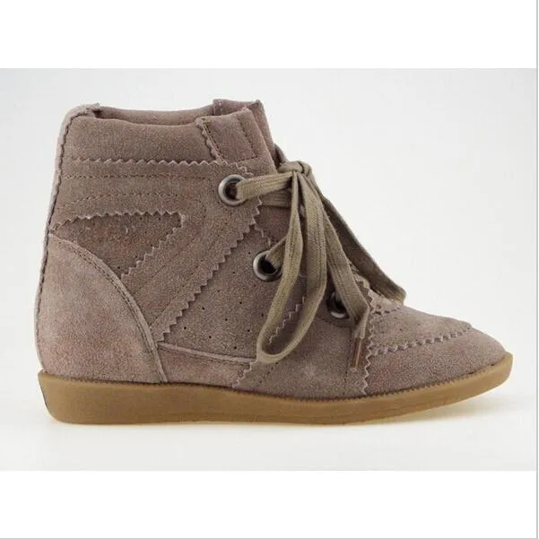 Women Breathable Height  Increasing Platform Shoes
