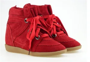 Women Breathable Height  Increasing Platform Shoes