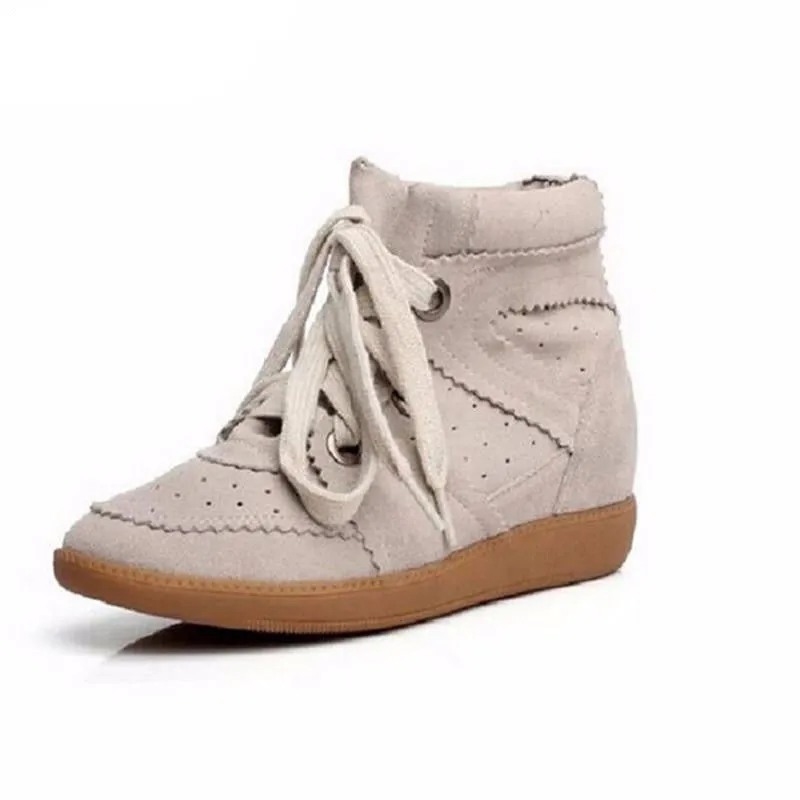Women Breathable Height  Increasing Platform Shoes