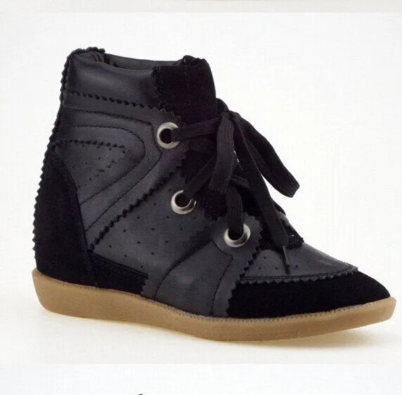 Women Breathable Height  Increasing Platform Shoes
