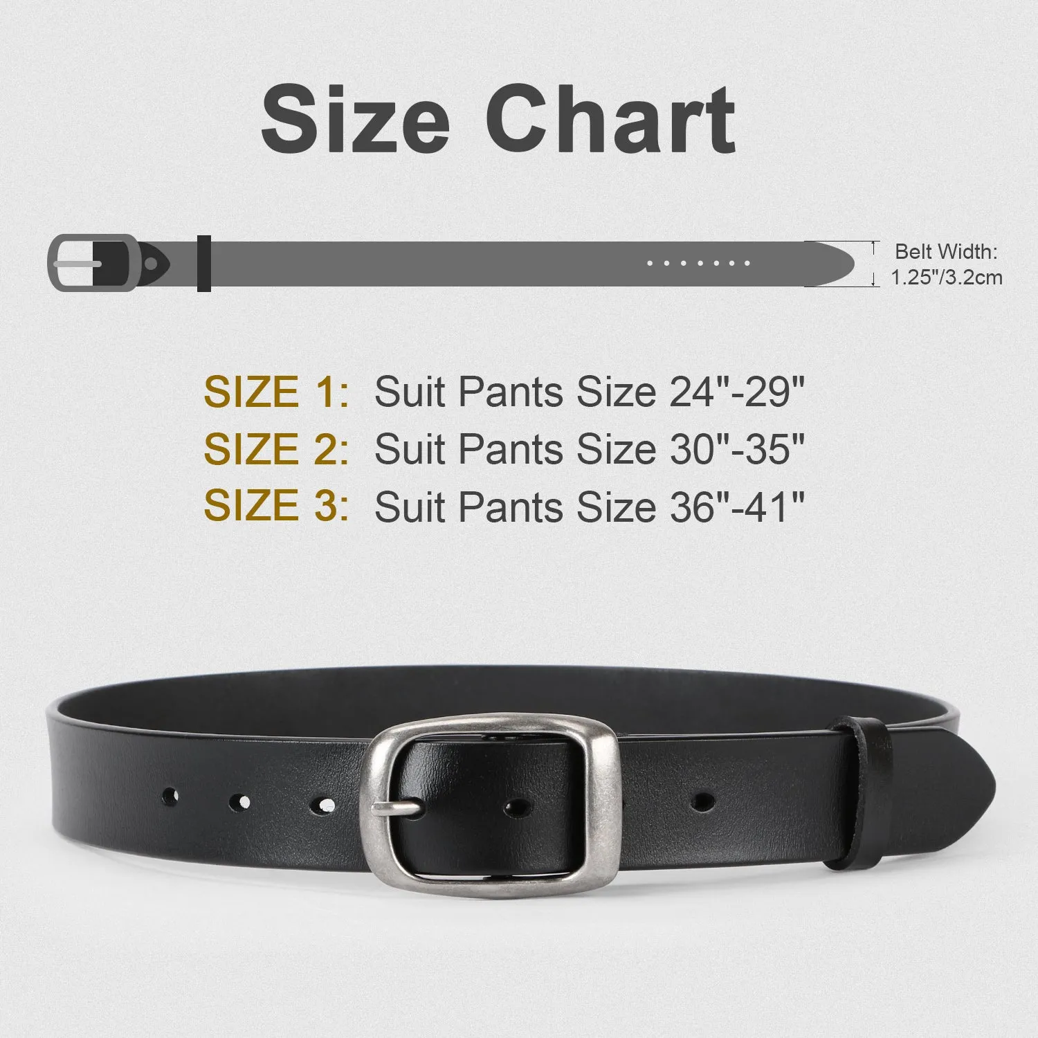 Women Leather Belt for Jeans Pants Ladies Dresses Belt Alloy Metal Buckle Belt for Women By JASGOOD