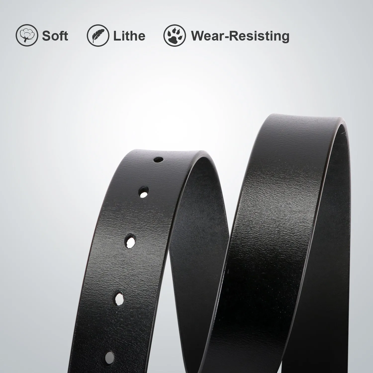 Women Leather Belt for Jeans Pants Ladies Dresses Belt Alloy Metal Buckle Belt for Women By JASGOOD