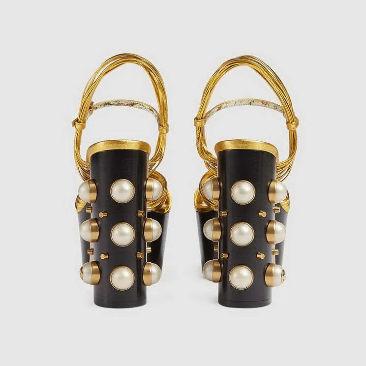 Women's New Platform Studded High Heel Sandals