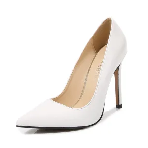 Women's Pointed Toe Shallow Stiletto Heel Pumps
