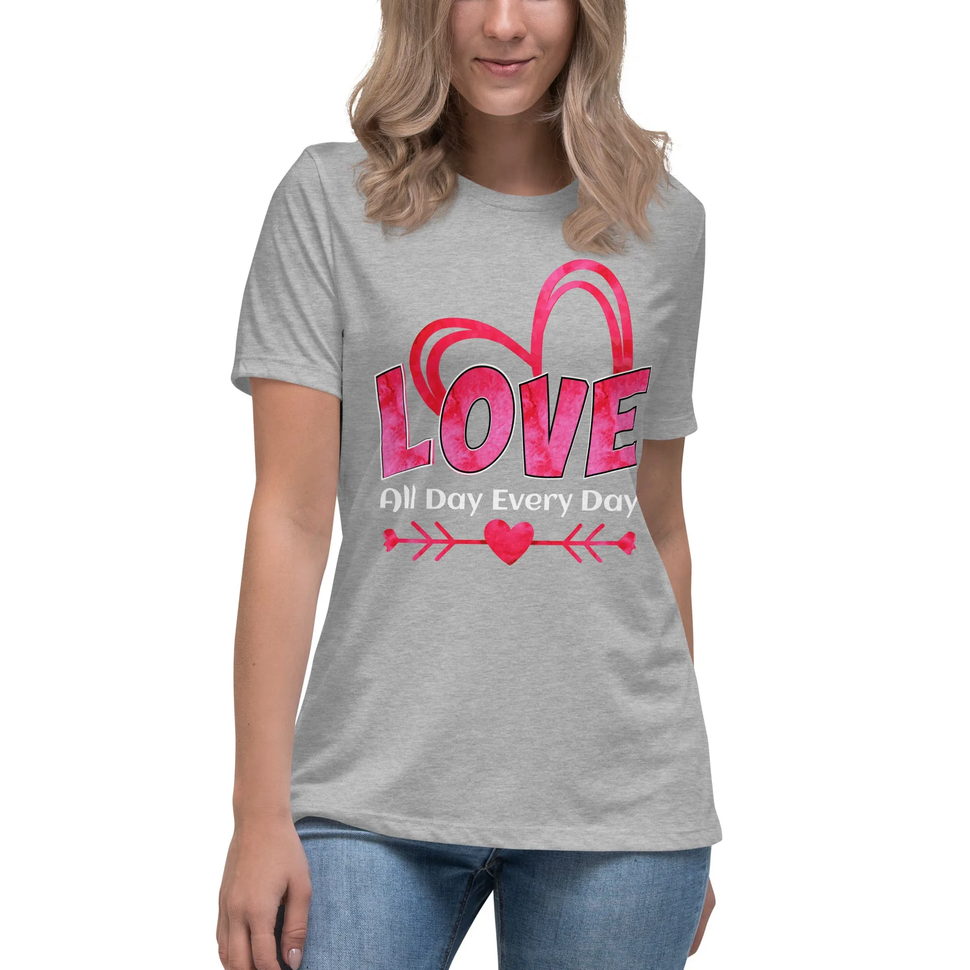 Women's Relaxed T-Shirt Small tp 3 XL