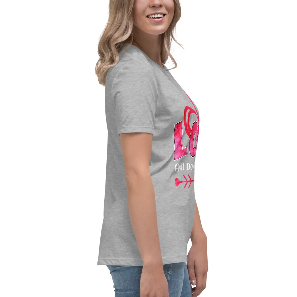 Women's Relaxed T-Shirt Small tp 3 XL