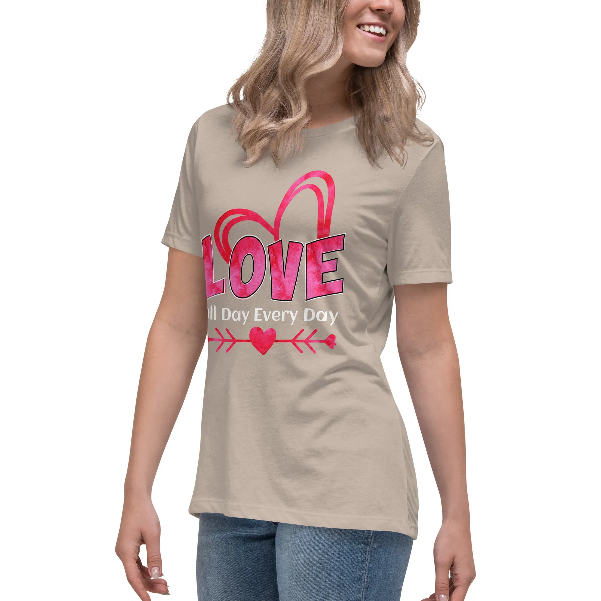 Women's Relaxed T-Shirt Small tp 3 XL