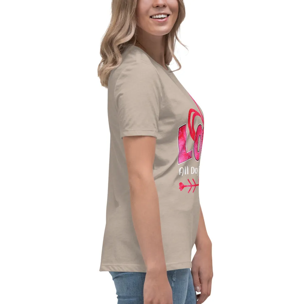 Women's Relaxed T-Shirt Small tp 3 XL
