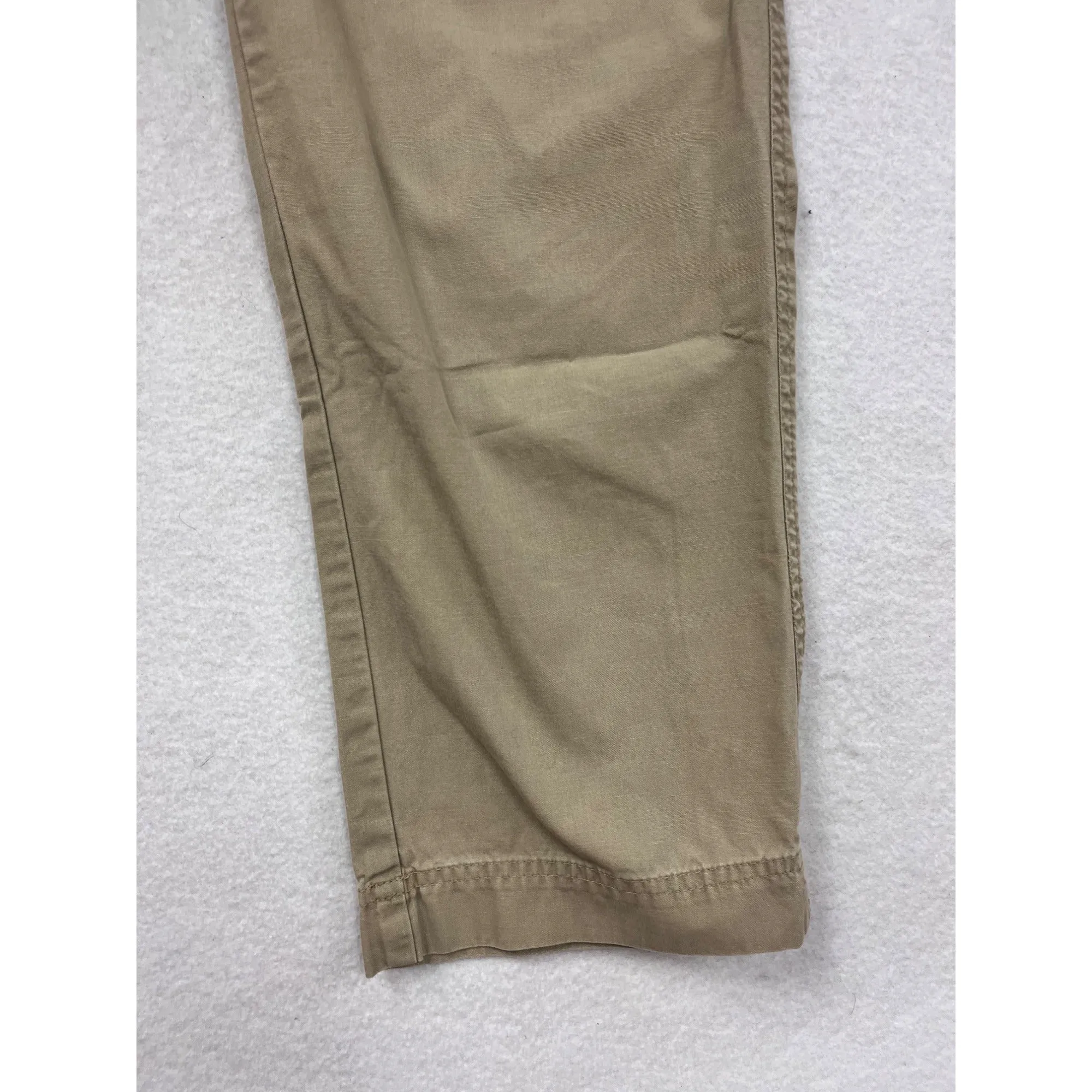 Woolrich Womens Khaki Pants Size 4 Relaxed Fit Casual Style With Pockets #6728