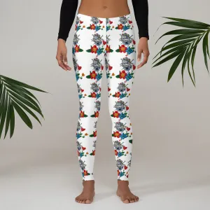 Yarnicorn White Leggings - Ladies' Sizes XS, S, M, L, XL