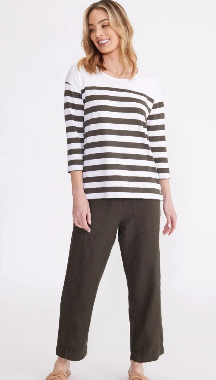 Yarra Trail stripe tee