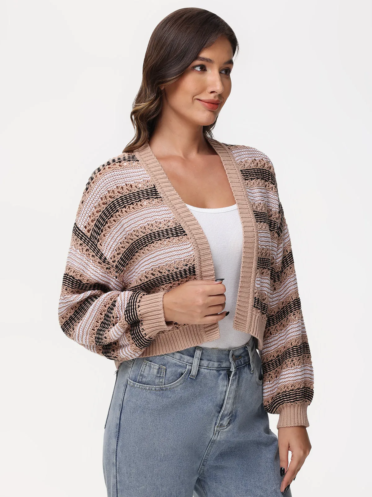 Zoe: Open Stitch Cardigan