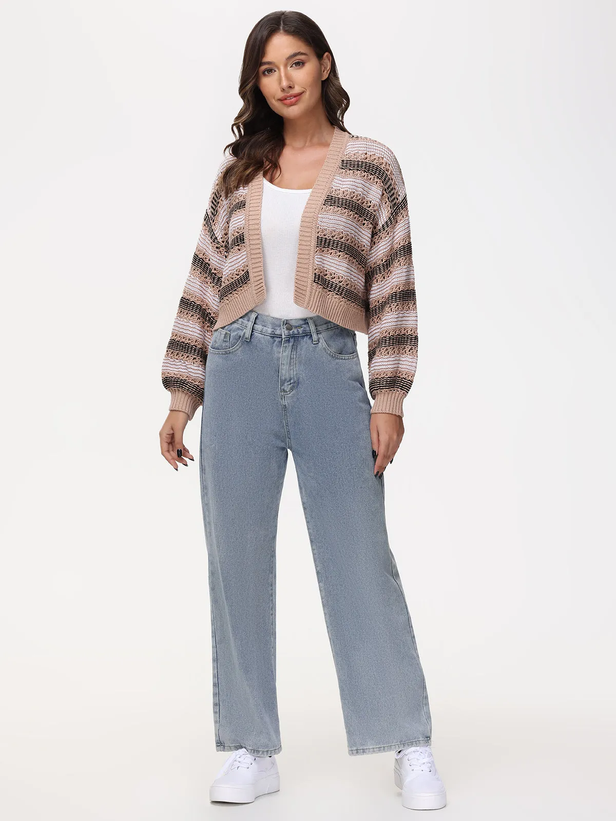 Zoe: Open Stitch Cardigan