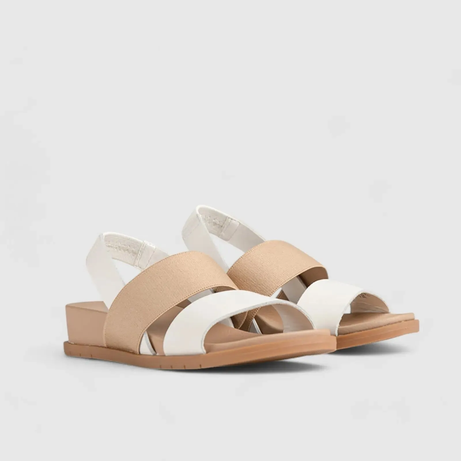 Zura Strap Comfort Sandal White 01373
