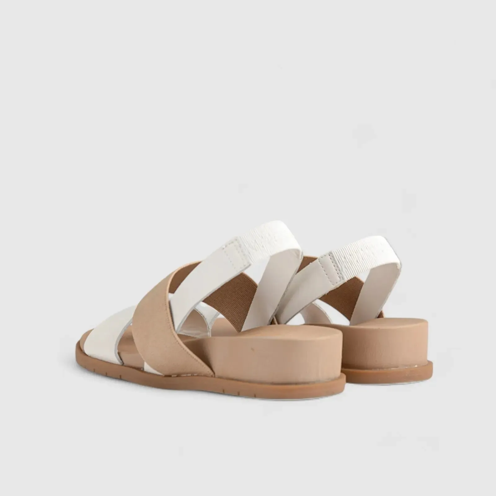 Zura Strap Comfort Sandal White 01373