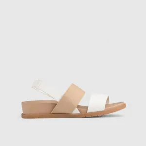 Zura Strap Comfort Sandal White 01373