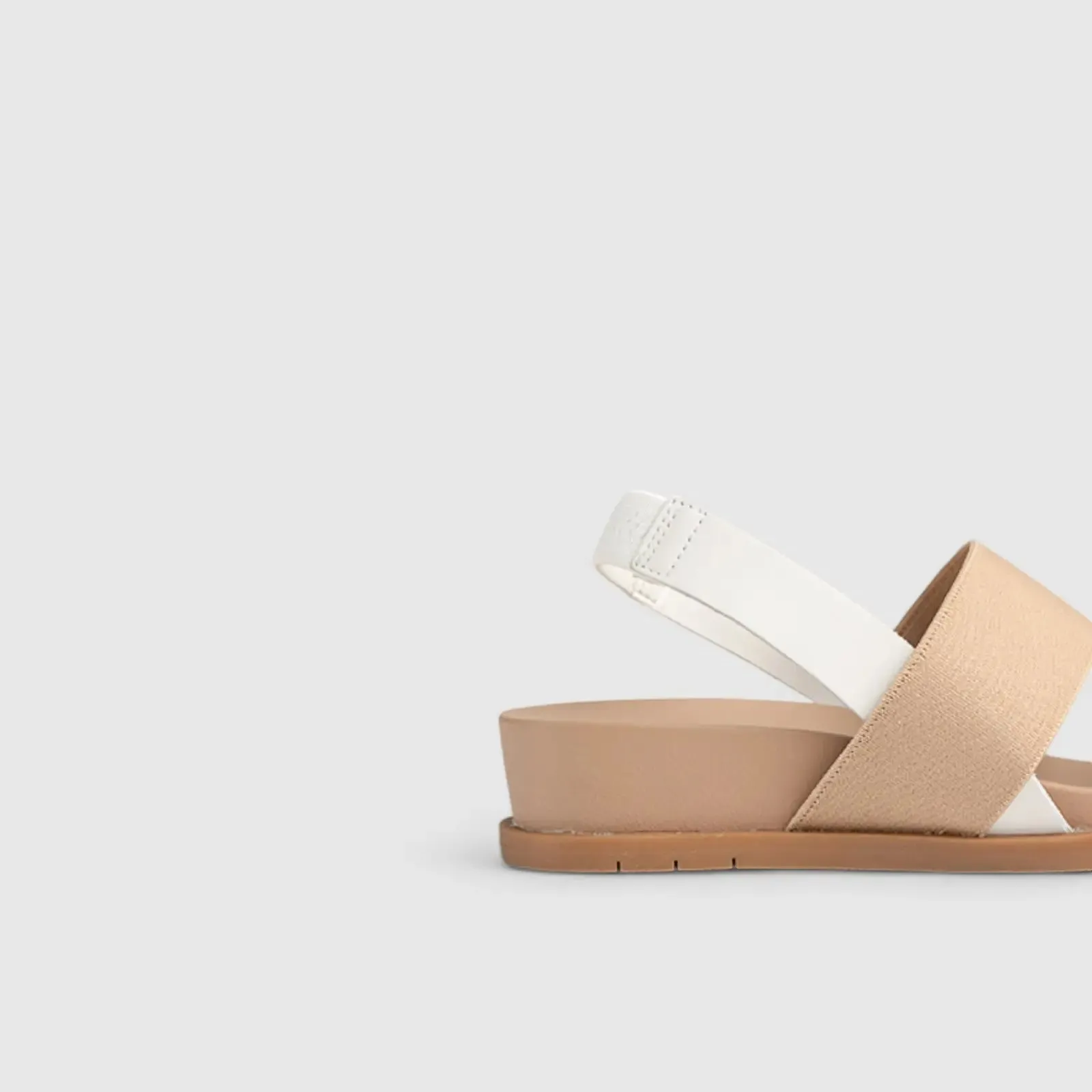 Zura Strap Comfort Sandal White 01373